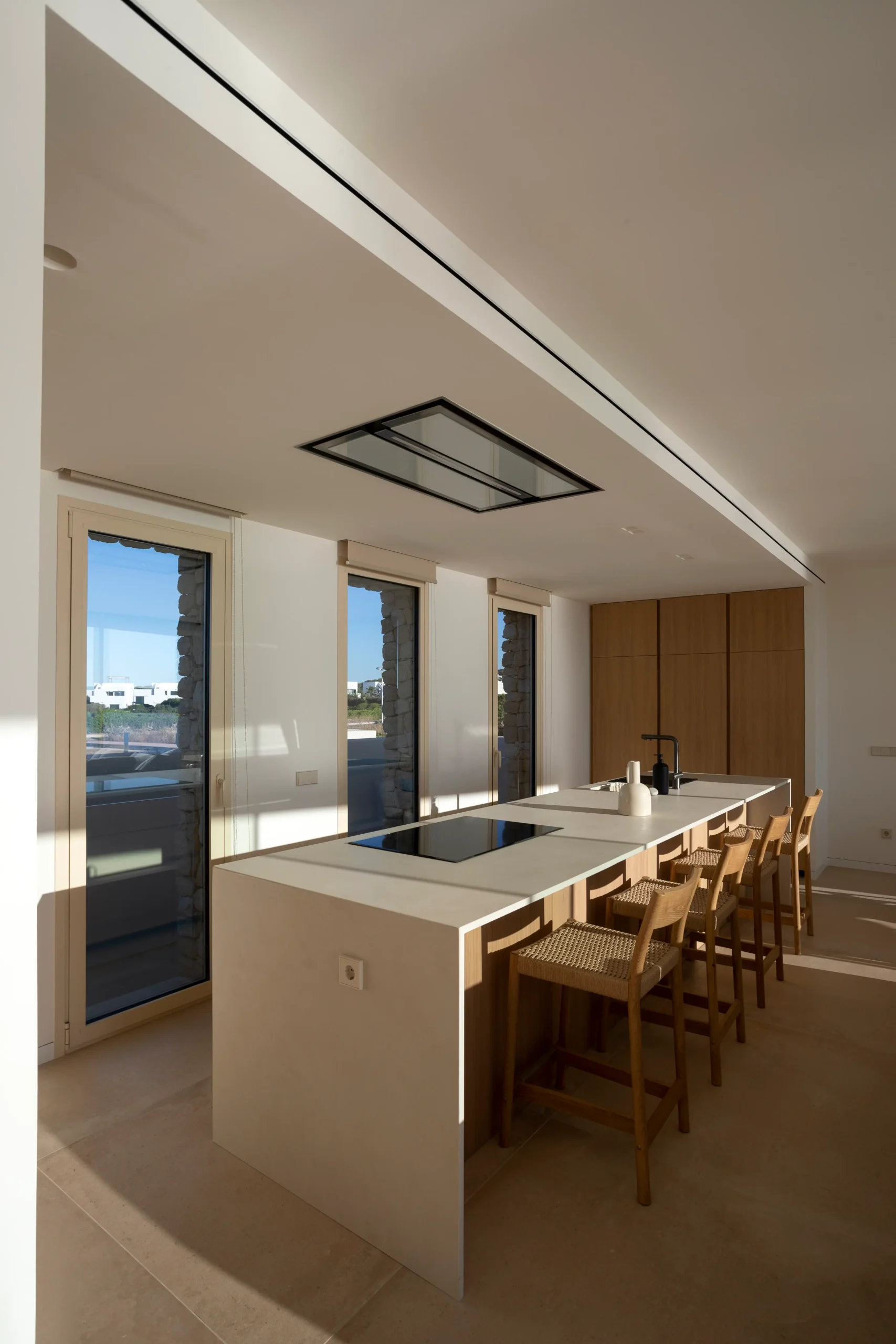 cocina abierta en casa privada Menorca